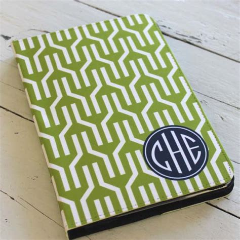 Monogrammed iPad Case .